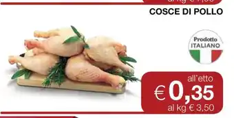 Coop Cosce di pollo offerta