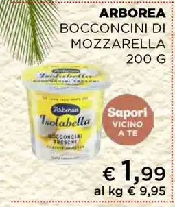 Coop ARBOREA BOCCONCINI DI MOZZARELLA 200 G offerta