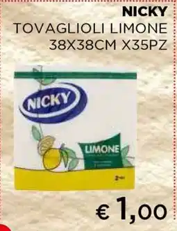 Coop NICKY TOVAGLIOLI LIMONE offerta