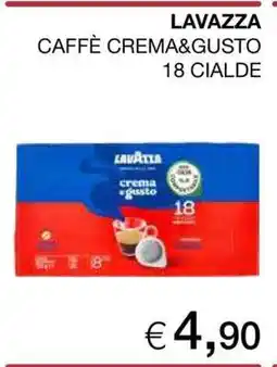 Coop LAVAZZA CAFFÈ CREMA&GUSTO 18 CIALDE offerta