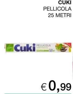 Coop CUKI PELLICOLA 25 METRI offerta
