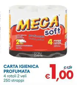MD Discount CARTA IGIENICA PROFUMATA offerta