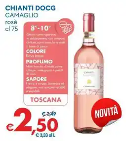 MD Discount CHIANTI DOCG CAMAGLIO offerta
