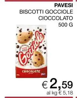 Coop PAVESI BISCOTTI GOCCIOLE CIOCCOLATO offerta