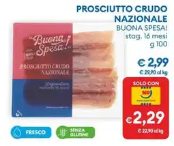MD Discount Prosciutto Crudo Nazionale offerta