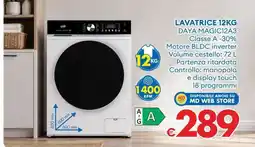 MD Discount LAVATRICE 12KG offerta