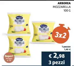 Coop ARBOREA MOZZARELLA offerta