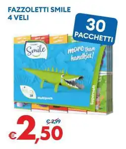 MD Discount FAZZOLETTI SMILE offerta