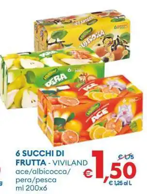 MD Discount 6 SUCCHI DI FRUTTA offerta