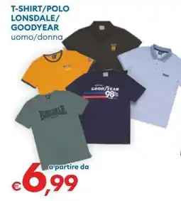 MD Discount T-SHIRT/POLO LONSDALE/GOODYEAR offerta
