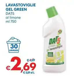 MD Discount LAVASTOVIGLIE GEL GREEN offerta