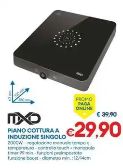 MD Discount Piano cottura a induzione singolo offerta
