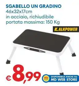 MD Discount SGABELLO UN GRADINO offerta