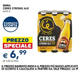 Esselunga CERES STRONG ALE offerta