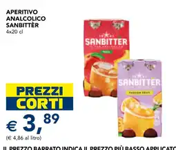 Esselunga Aperitivo analcolico Sanbitter offerta