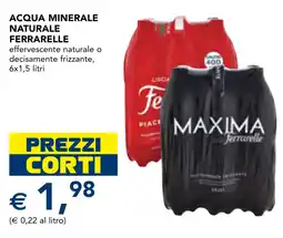 Esselunga Acqua minerale naturale Ferrarelle offerta