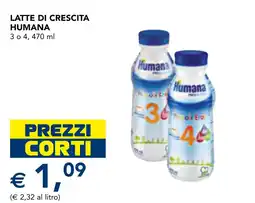 Esselunga LATTE DI CRESCITA HUMANA offerta