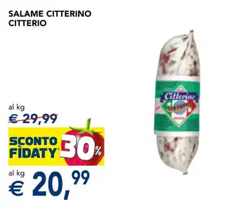 Esselunga Salame Citterino Citterio offerta