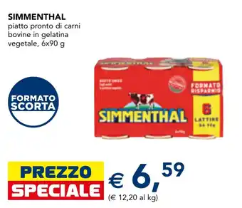 SIMMENTHAL piatto pronto di carni bovine in gelatina vegetale
