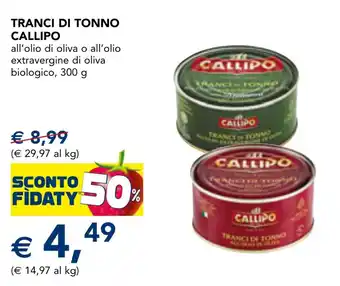 Esselunga Tranci di tonno Callipo offerta