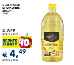 Esselunga Olio di semi di arachide Zucchi offerta