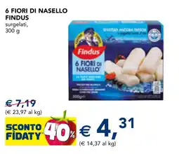 Esselunga 6 FIORI DI NASELLO FINDUS offerta
