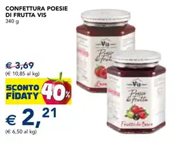Esselunga Confettura Poesie di Frutta Vis offerta