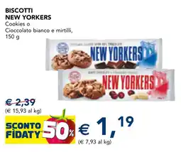 Esselunga Biscotti New Yorkers offerta