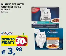 Esselunga BUSTINE PER GATTI GOURMET PERLE PURINA offerta
