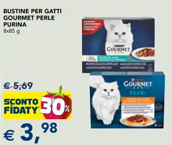 Esselunga BUSTINE PER GATTI GOURMET PERLE PURINA offerta