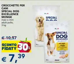 Esselunga Crocchette per cani Special Dog Excellence Monge offerta