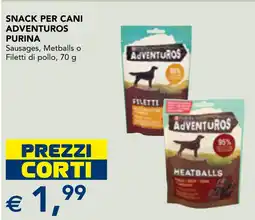Esselunga SNACK PER CANI ADVENTUROS PURINA offerta