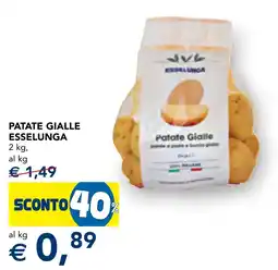 Esselunga Patate Gialle Esselunga offerta