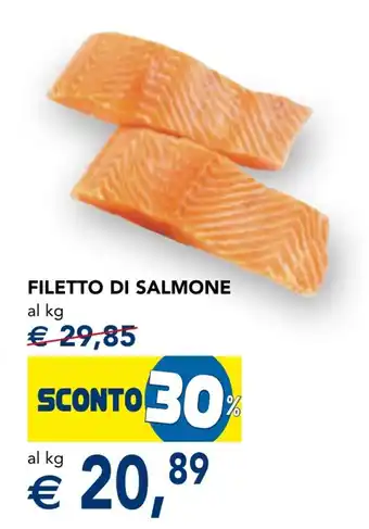 Esselunga FILETTO DI SALMONE offerta