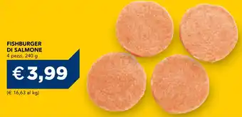 Esselunga Fishburger di Salmone offerta