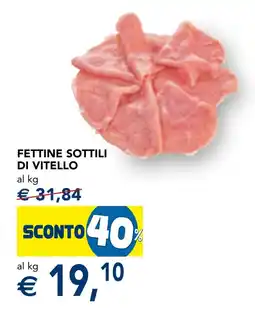 Esselunga Fettine sottili di vitello offerta