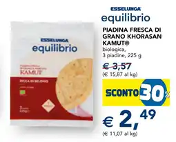 Esselunga Esselunga equilibrio piadina fresca di grano khorasan kamut® offerta