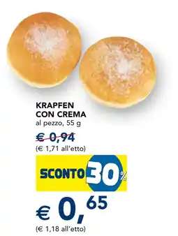Esselunga KRAPFEN CON CREMA offerta