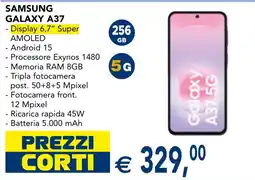 Esselunga SAMSUNG GALAXY A37 offerta