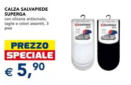 Esselunga CALZA SALVAPIEDE SUPERGA offerta