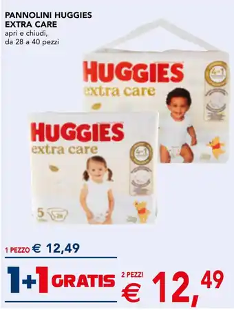 Esselunga Pannolini Huggies Extra Care offerta