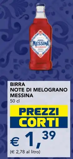 Esselunga Birra Note di Melograno Messina offerta