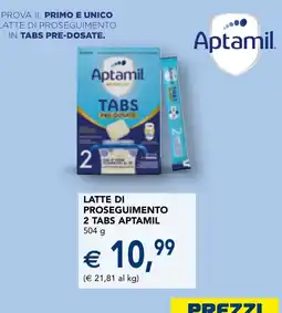 Esselunga Latte di proseguimento 2 Tabs Aptamil offerta