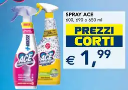 Esselunga Spray Ace offerta