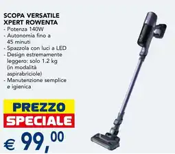 Esselunga SCOPA VERSATILE XPERT ROWENTA offerta