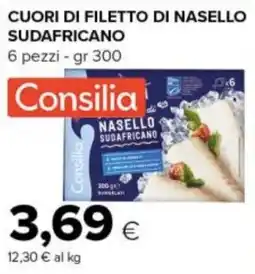 Tigre Consilia Cuori di filetto di nasello sudafricano offerta
