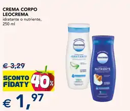 Esselunga CREMA CORPO LEOCREMA offerta