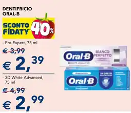 Esselunga DENTIFRICIO ORAL-B offerta