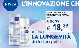 Esselunga Siero Cellular Epigenetics NIVEA offerta