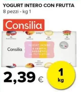 Tigre Yogurt intero con frutta Consilia offerta